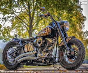 Puzzle Όμορφη η Harley-Davidson